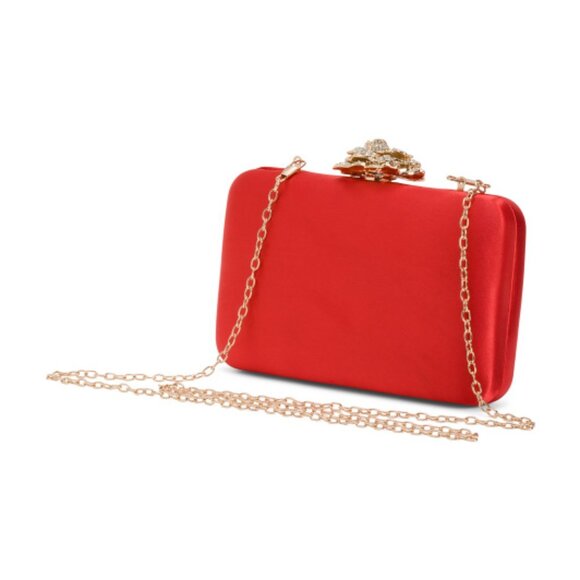 NATASHA Crystal Satin Clutch - Picture 4 of 5